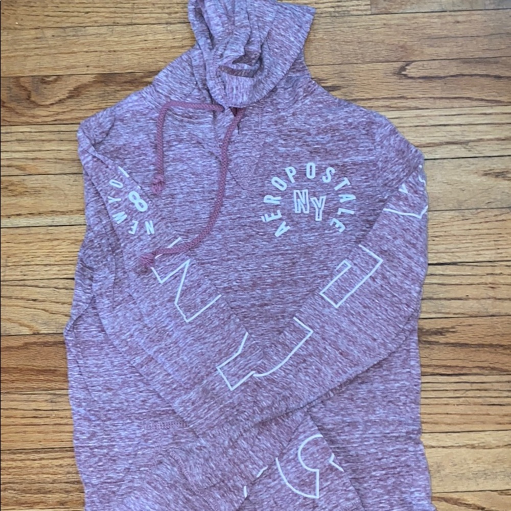 soft-ish long sleeve with a hood (xs)